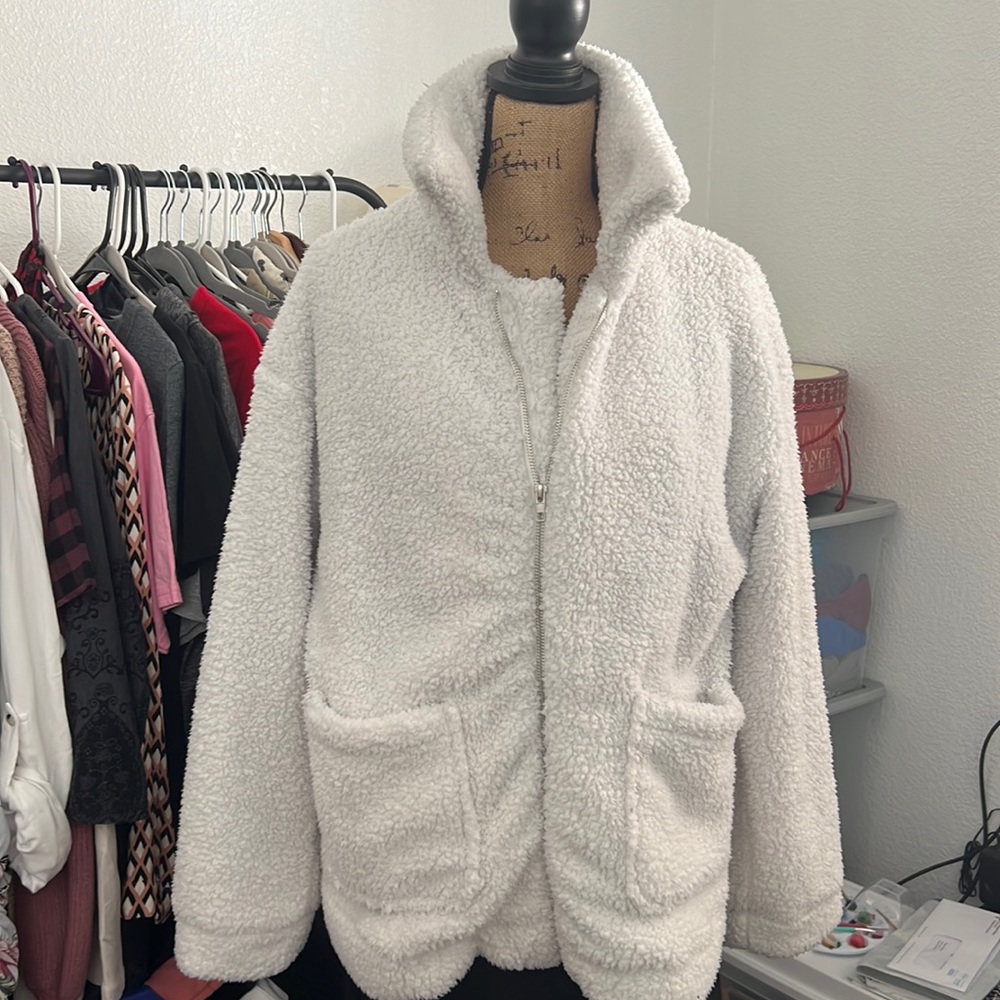 Cozy, casual lightweight jacket.